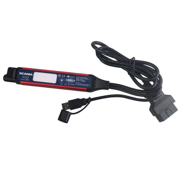 VCI3 – Tester diagnoză compatibil cu Scania + catalog piese 1985–2025