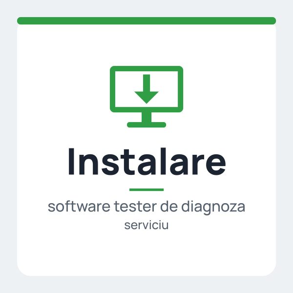 Instalare software tester de diagnoză (serviciu) Solicita instalare soft