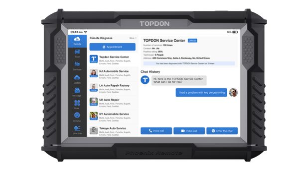 Topdon Phoenix Remote - Tester Auto Topdon Phoenix Remote - Tester Auto