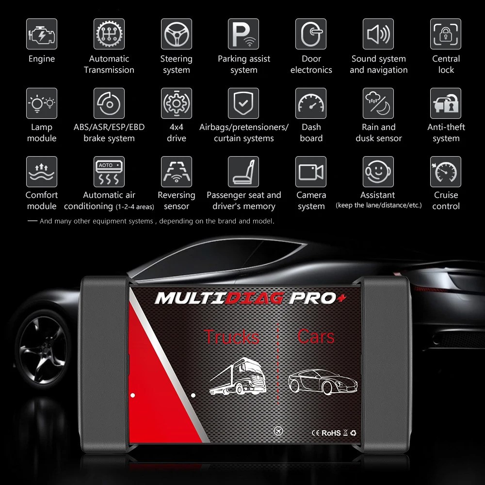 MultiDiag PRO PLUS v2 - Tester auto si camioane MultiDiag PRO PLUS v2 - Tester auto si camioane
