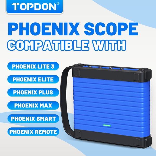 TOPDON Phoenix Scope – Osciloscop Auto cu 4 Canale, Diagnoză Electronică Avansată