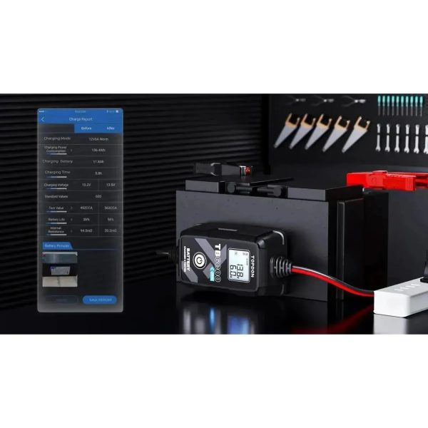 Încărcător și Tester Inteligent 2-în-1 – TOPDON TB6000Pro