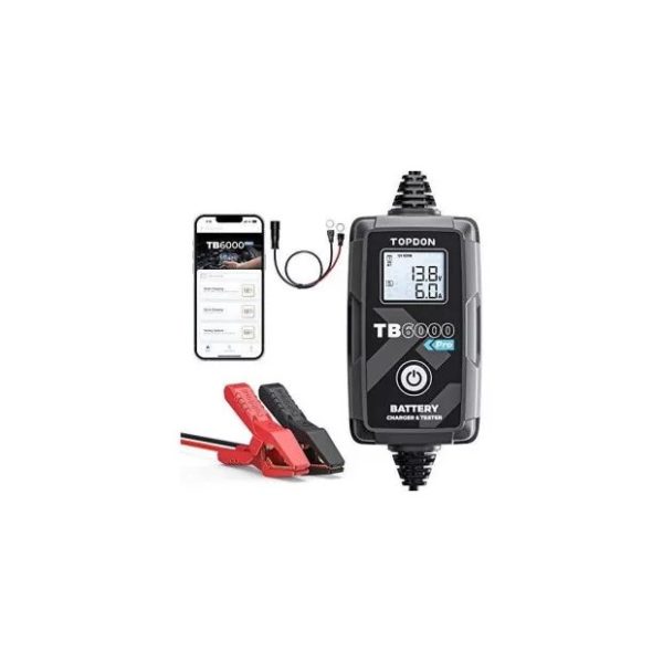 Încărcător și Tester Inteligent 2-în-1 – TOPDON TB6000Pro