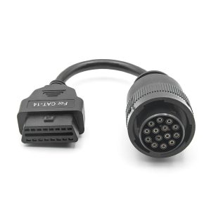 Cablu adaptor diagnoză Caterpillar CAT 14 pini Deutsch la OBD2 16 pini