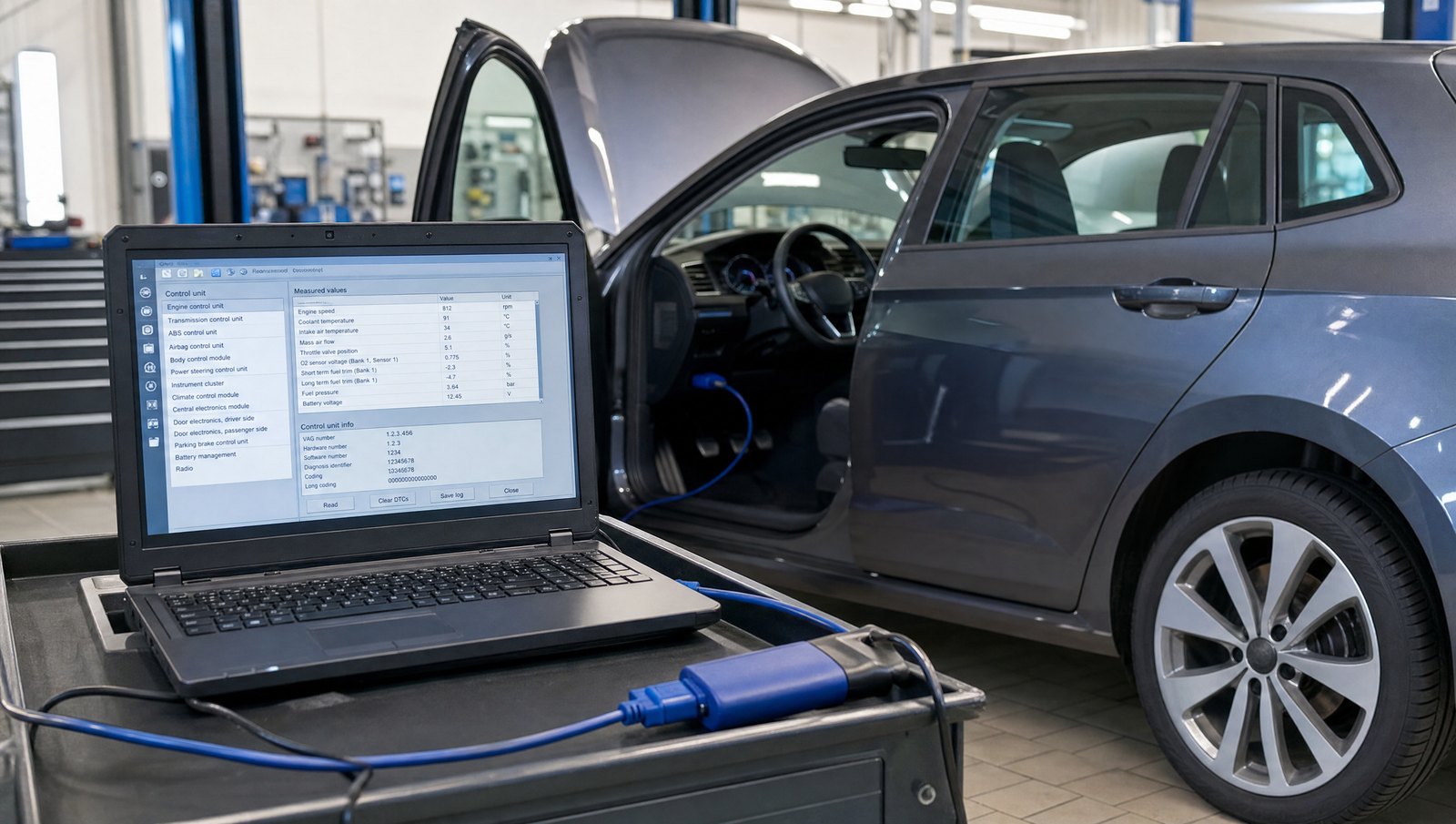 Tester VCDS pentru VW, Audi, Škoda și Seat